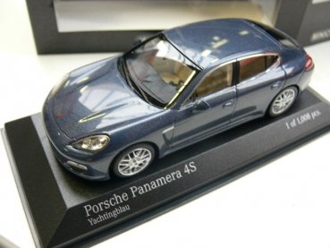 1/43 Minichamps Porsche Panamera 4S 2011 blaumetallic 400 068260