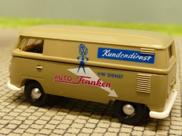 1/87 Brekina # 0393 VW T1 b Auto Franken VW Dienst Kundendienst Kasten Sondermodell