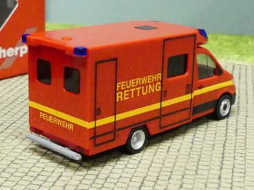 1/87 Herpa MAN TGE Fahrtec RTW Feuerwehr 096232