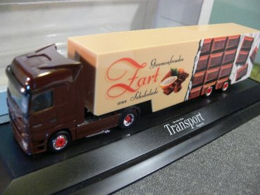 1/87 Herpa MB Actros Zart Schokolade Koffer-Sattelzug