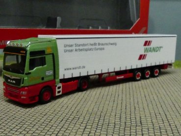 1/87 Herpa MAN Wandt Gardinenplanen Sattelzug