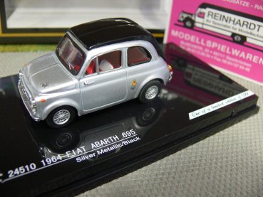 1/43 Vitesse 1964 Fiat Abarth 695 silber/schwarz 24510