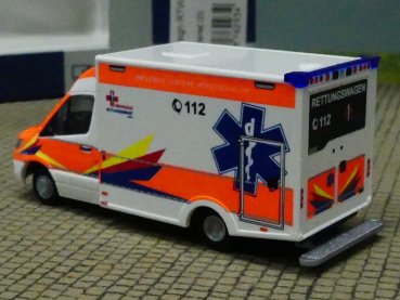 1/87 Rietze WAS Design- RTW '18 Reinoldus Rettungsdienst Dortmund 76293