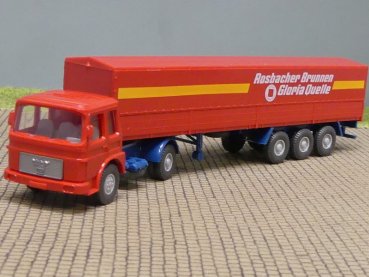 1/87 Wiking MAN F80 Rosbacher Brunnen Gloria Quelle dunkelrot 517 5