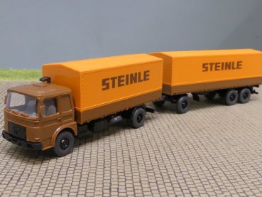 1/87 Wiking MAN F80 Steinle Planen - Hängerzug 473 1