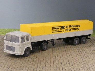 1/87 Wiking MAN F8 Complan Planen Sattelzug