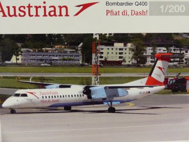 1/200 Herpa Austrian Airlines Bombardier Q400 “Pfiat Di, Dash!” – OE-LGI Eisenstadt 571968