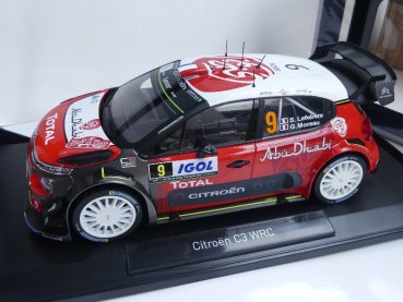 1/18 Norev Citroen C3 WRC #9 Corse 2017 S. Lefebvre G. Moreau 181633