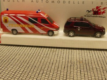 1/87 Busch Set Fw Böblingen MB Sprinter und MB ML 49939