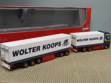 1/87 Herpa Scania CS 20 Eurocombi Wolter Koops NL 315487