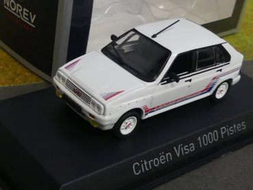 1/43 Norev Citroen Visa 1000 Pistes 1983 weiß 150941