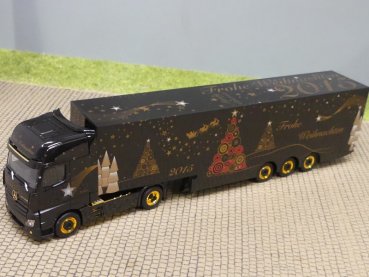 1/87 Herpa MB Actros Gigaspace Weihnachtstruck 2015 Koffer-SZ 305051