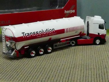 1/87 Herpa Renault T ADR Transsolution Silo-Sattelzug 314077