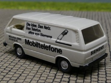 1/87 Wiking VW T3 Mobiltelefone Siemens Kasten 290