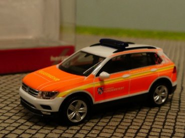 1/87 Herpa VW Tiguan Kommandofahrzeug FFW Norderstedt 094443