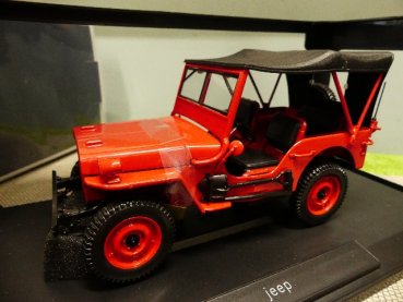 1/18 Norev Jeep 1942 rot 189014