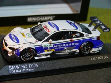 1/43 Minichamps BMW M3 Team Schnitzer Dirk Werner DTM 2013