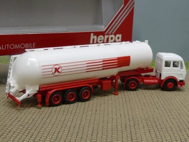 1/87 Herpa MB NG Kässbohrer Silo-Sattelzug