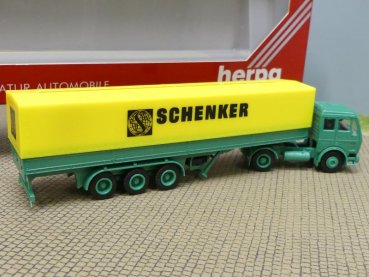 1/87 Herpa MB NG Schenker Planen-Sattelzug