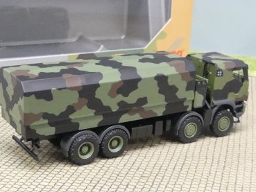 1/87 Herpa Iveco Trakker 8x8 geschützt Pritschen-LKW Flecktarndesign 746922