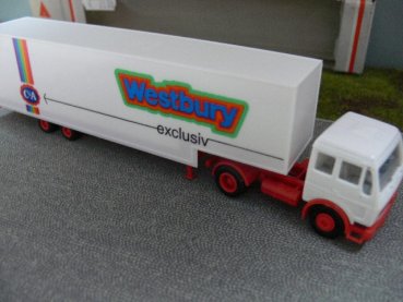 1/87 Albedo MB NG C&A Westbury Koffer-Sattelzug