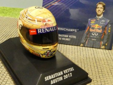 1/8 Minichamps Arai Helm - S. Vettel Austin 2012 381 120101