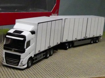 1/87 Herpa Volvo FH Gl. 2020 Schwedencombi weiß 315302