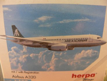 1/500 Herpa Airbus A320 Mexicana 501699