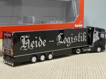 1/87 Herpa Scania CS 20 HD Kühlkoffer-Sattelzug Heide Logistik 316897