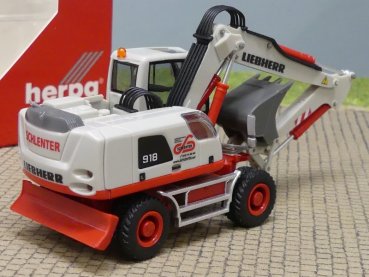 1/87 Herpa Liebherr A 918 Litronic Radbagger Schlenter Aachen 316491