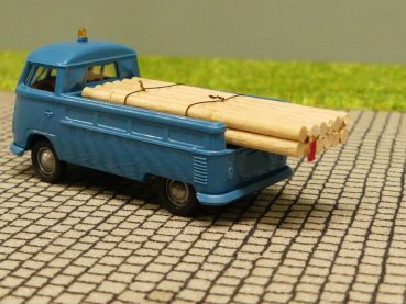 1/87 Brekina # 1163 VW T1 b Pritsche mit Holzladung Sondermodell Reinhardt