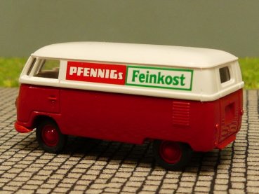 1/87 Brekina # 1171 VW T1 a Kasten Pfennigs Feinkost