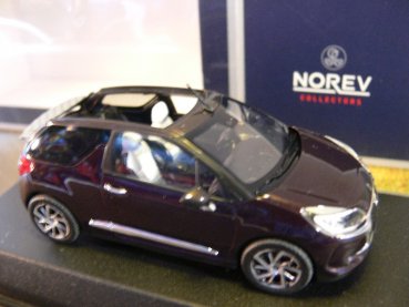 1/43 Norev Citroen DS 3 Cabrio 2016 dunkellila 155262