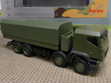 1/87 Herpa Iveco Trakker 8x8 geschützt Pritschen-LKW neutral 746915