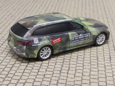 1/87 Herpa BMW 3er Touring Bundeswehr Personal 746878