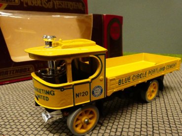 Matchbox Yesteryear Atkinson D Steam Wagon 1918 Blue Circle 1918 Y18