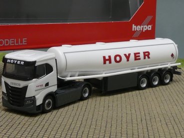 1/87 Herpa Iveco S-Way ND Benzintank-Sattelzug HOYER 315982