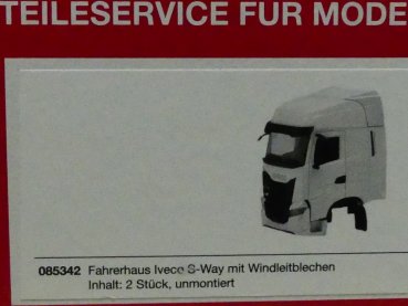 1/87 Herpa Fahrerhaus Iveco S-Way mit Windleitblech (Inhalt: 2 Stück) 085342