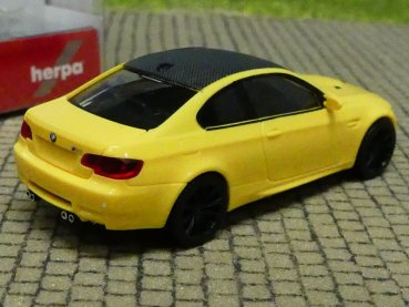 1/87 Herpa BMW M3 Coupé E92 dakargelb Felgen schwarz 023863-002