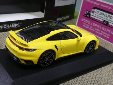 1/43 Minichamps Porsche 911 Turbo S gelb 1of312 # 410 069472