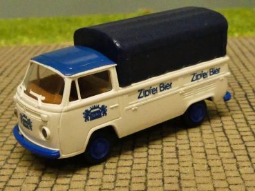 1/87 Brekina VW T2 Zipfer Bier Pritsche Plane Österreich T2#330