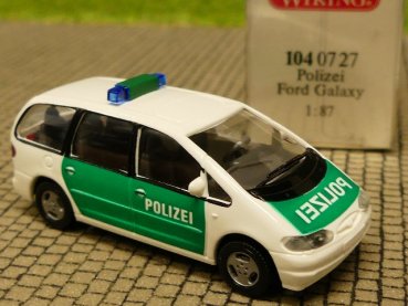 1/87 Wiking Ford Galaxy Polizei 104 07 B