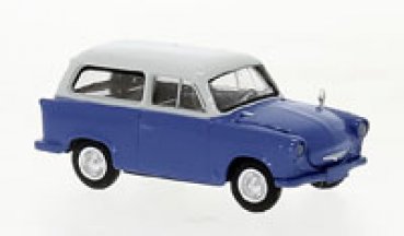 1/87 Brekina Trabant P 50 Kombi blau/hellgrau 27558