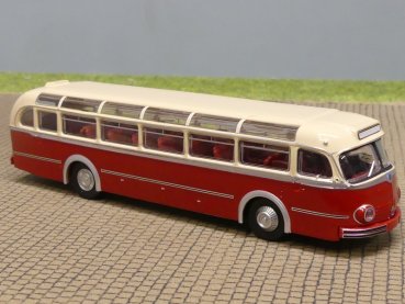 1/87 Brekina MB O 6600 H hellelfenbein/rot 50505