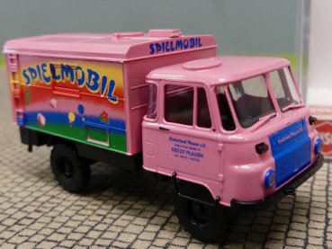 1/87 Busch Robur LO 2002A Spielmobil Kinderland Plauen Sonderpreis 50223