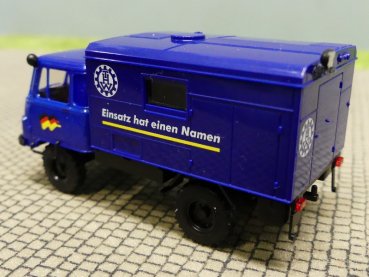 1/87 Busch Robur LO 2002 A THW Koffer 50213