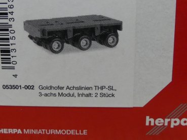 1/87 Herpa Goldhofer Achslinien THP SL 3a rot 053501-002