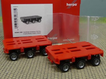 1/87 Herpa Goldhofer Achslinien THP SL 3a rot 053501-002