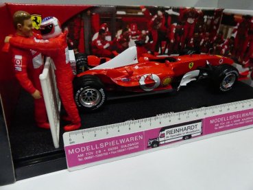 1/18 Hot Wheels Ferrari Constructors World Champions 2003 R.BARRICHELLO - M.SCHUMACHER G3764