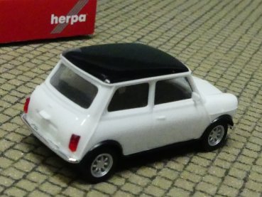 1/87 Herpa Mini Cooper weiß Dach schwarz  421058